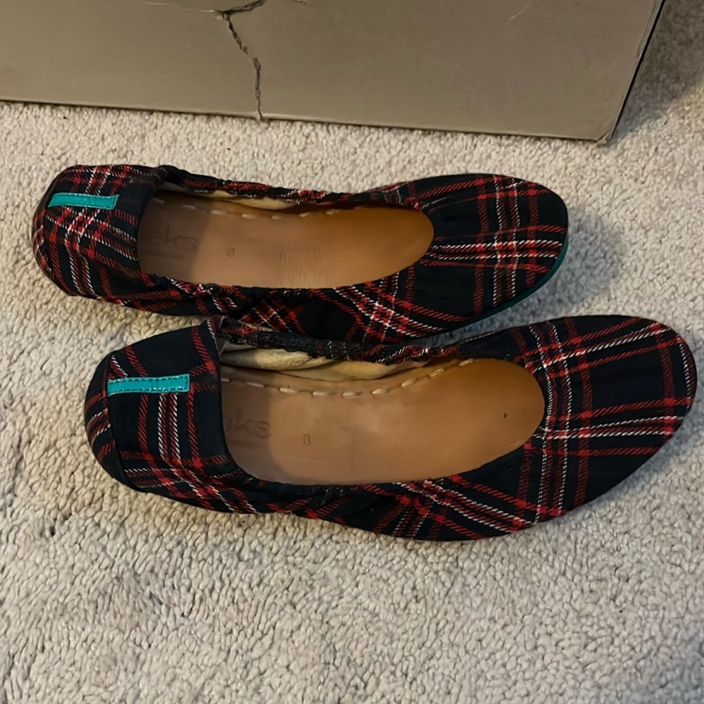 Tieks size 8. Worn once.